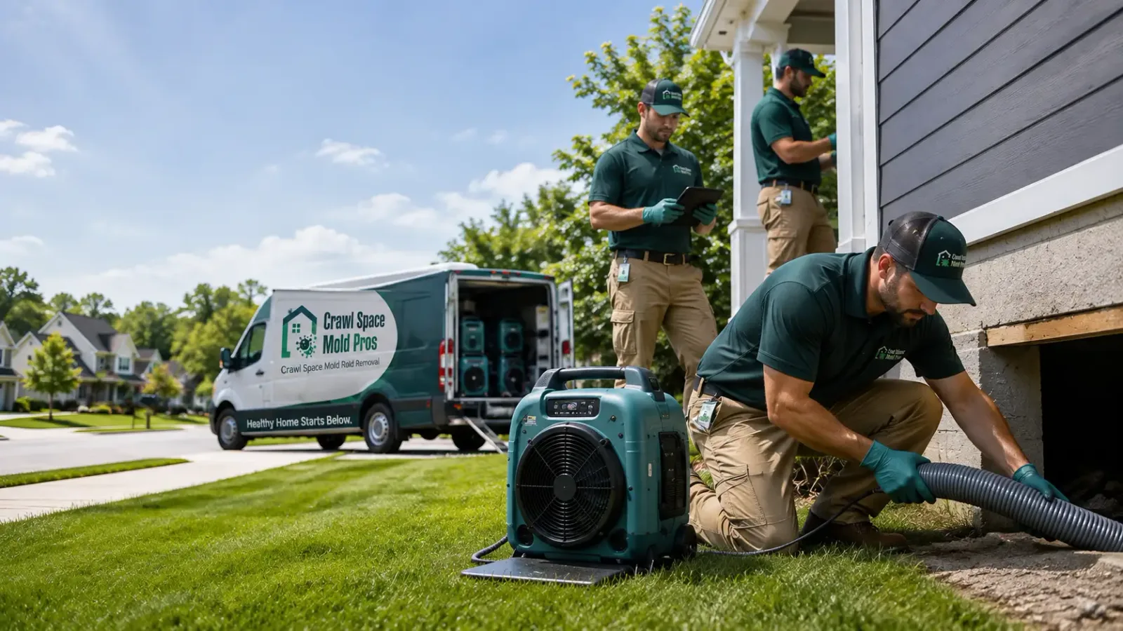 Crawl Space Mold Removal in Buckland, OH